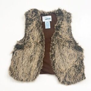 Uproar faux fur girls vest